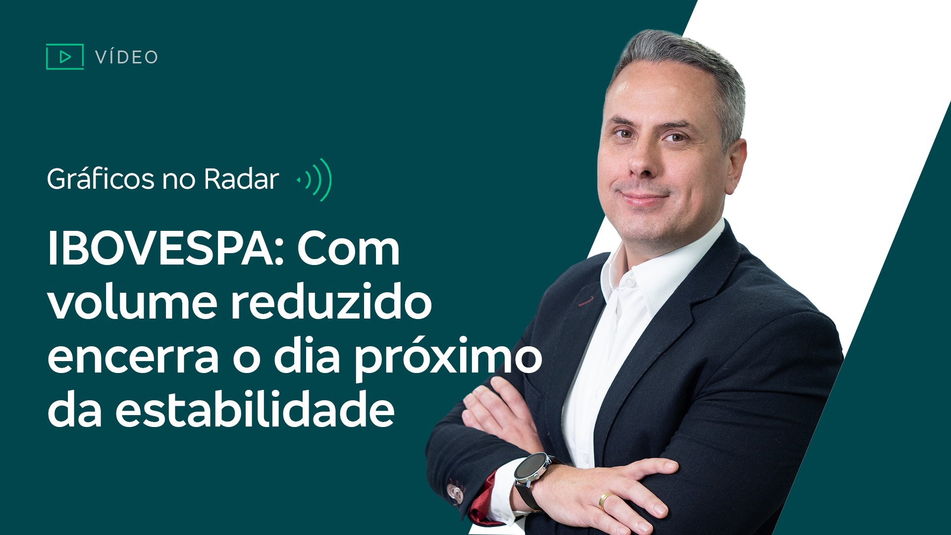 Gráficos no Radar volume reduzido Ibovespa encerra o dia próximo