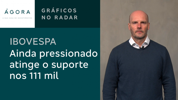 Gráficos no Radar Ibovespa ainda pressionado atinge o suporte nos 111