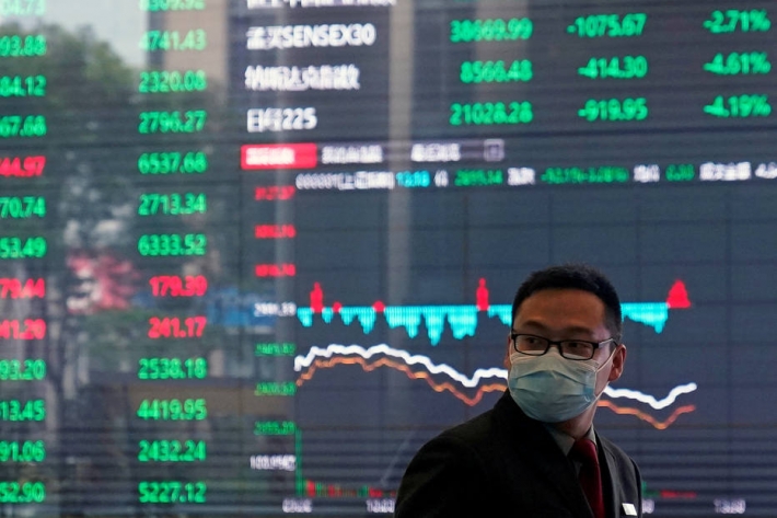 Bolsas da Ásia caem com pandemia e temor de regulação na China