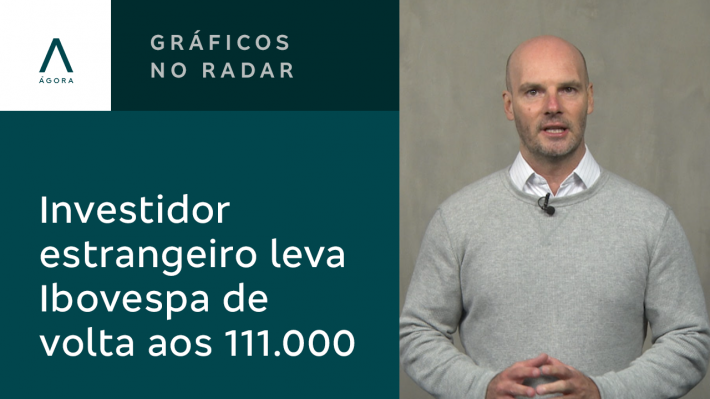 Gráficos no Radar: Investidor estrangeiro leva Ibovespa de volta aos 111.000 pontos