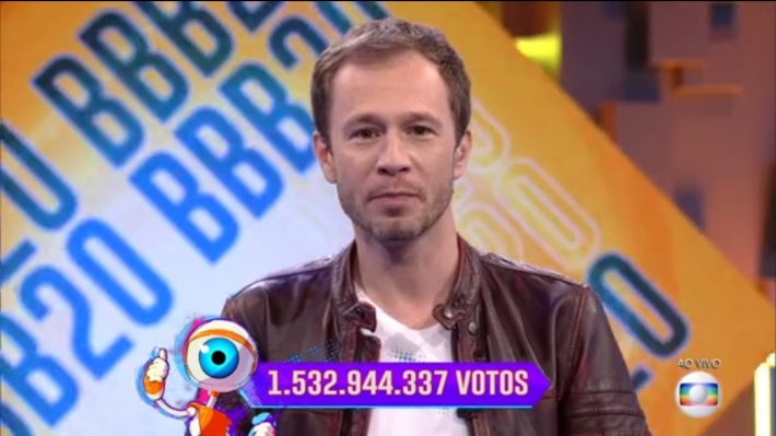 Tiago Leifert apresenta paredão entre Felipe Pryor, Manu Gavassi e Mari Gonzalez, que bateu recorde com mais de 1,5 bilhão de votos