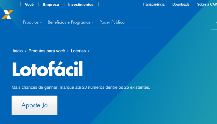 Lotofácil: quanto custa marcar 20 números?, Lotofácil