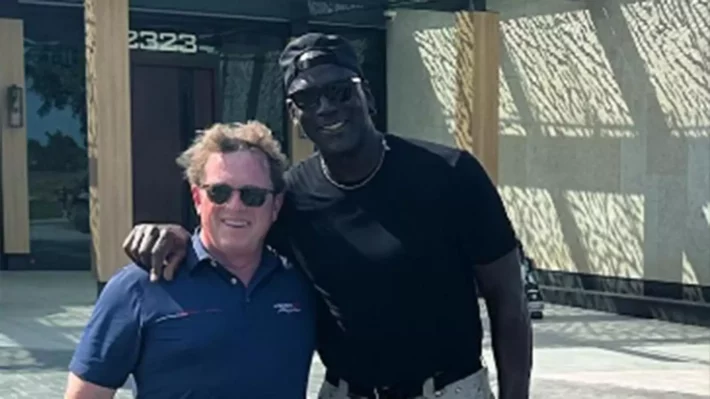 John Hennessey e Michael Jordan (Foto: Reprodução / Instagram)