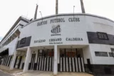 Fachada da Vila Belmiro, estádio do Santos