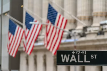 Wall Street, o centro do mercado financeiro de Nova York