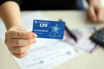 Obrigatório ter CPF.