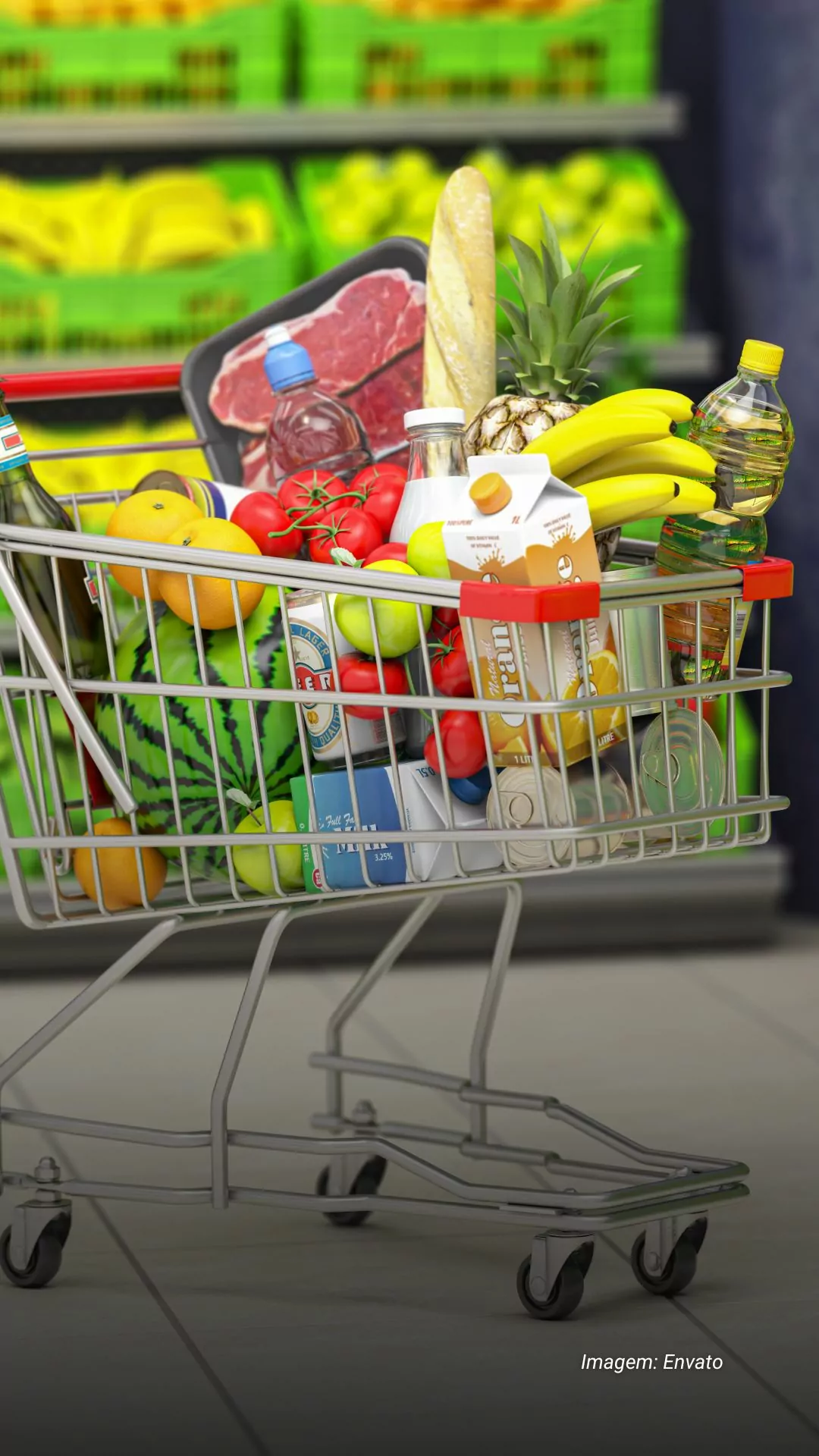 Imagem principal sobre o O truque que pode cortar seus gastos pela metade no supermercado