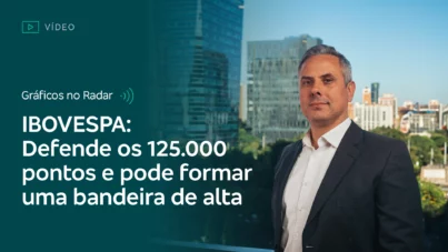 Gráficos no Radar: Ibovespa defende os 125.000 pontos e pode formar uma bandeira de alta