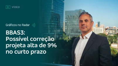 Gráficos no Radar: possível correção de BBAS3 projeta alta de 9% no curto prazo