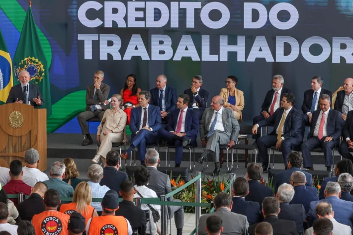 Lançamento da nova modalidade de empréstimo consignado CLT. Foto: Antonio Cruz/Agência Brasil