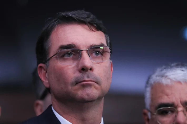 O senador Flávio Bolsonaro. Foto: Lula Marques/Agência Brasil