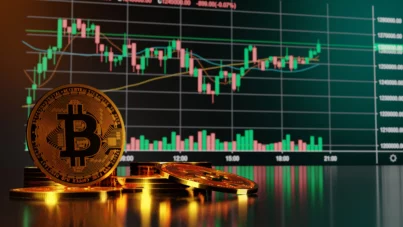Bitcoin opera em leve alta, limitada por temores sobre IA e ações de tecnologia