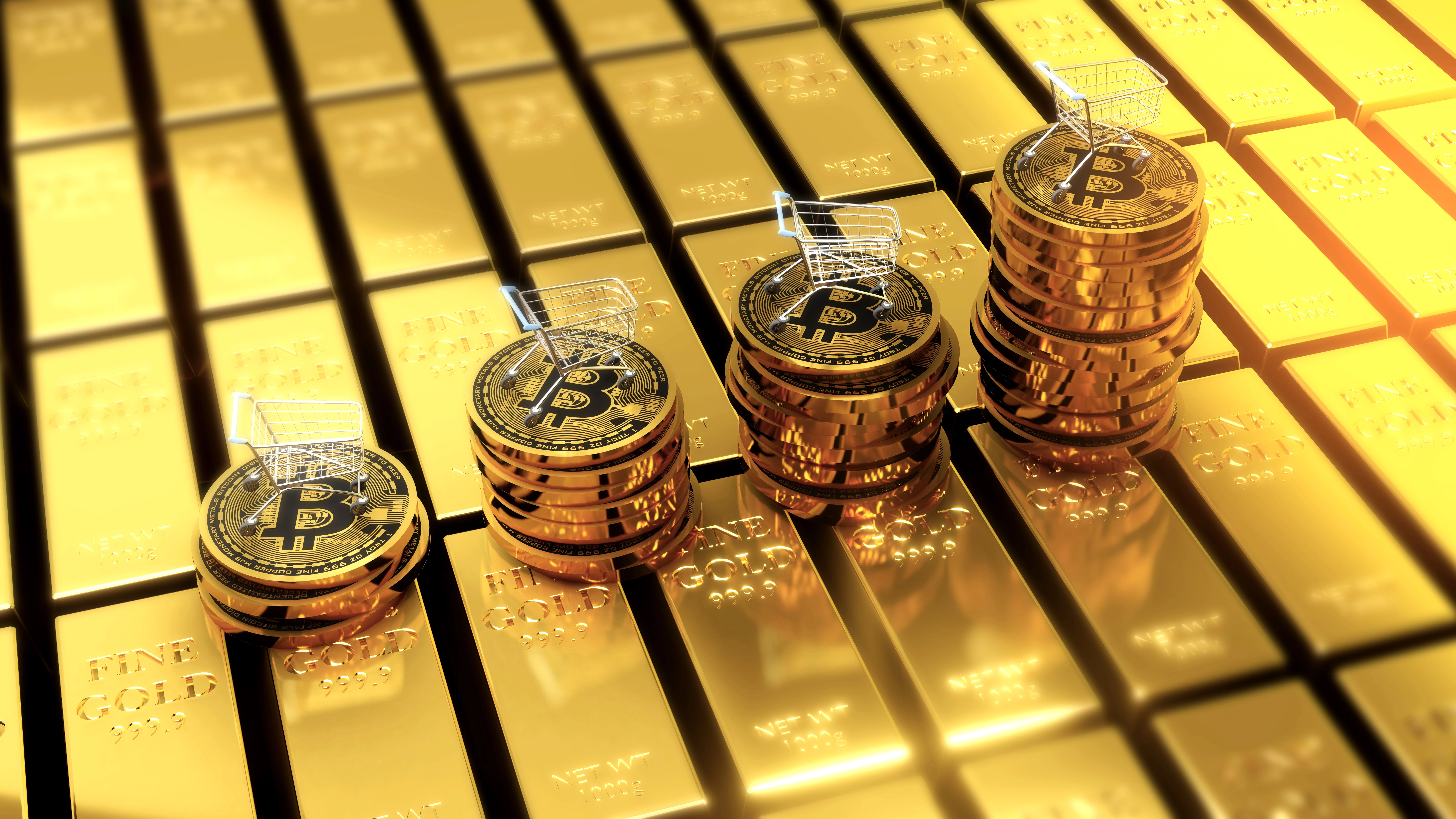 Ouro avança a mais de US$ 5.100 com incerteza tarifária de Donald Trump e dólar fraco; Bitcoin despenca