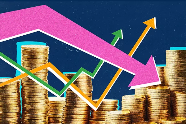 Novo ciclo de baixa das criptomoedas exige maior disciplina de gest&atilde;o dos neg&oacute;cios, dizem gestores. (Arte: Victoria Fuoco/Imagens: Adobe Stock)