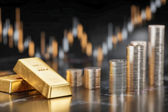 Ouro cai mais de 2% e fica abaixo dos US$ 5 mil com guerra e expectativa pelo Fed. (Imagem: Adobe Stock)