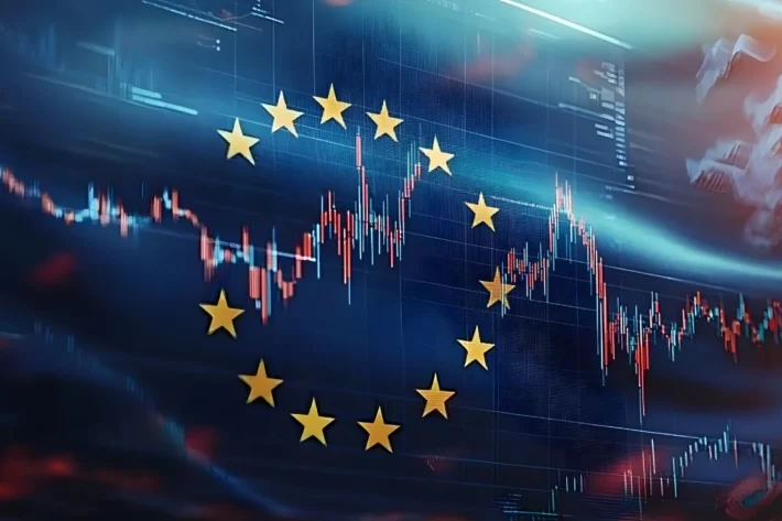 Cautela dos investidores ainda pressiona as bolsas europeias para baixo, incentivadas pelo risco global da guerra no Oriente M&eacute;dio. (Imagem: Adobe Stock)