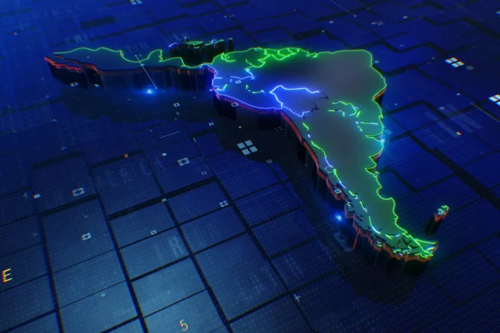 Infraestrutura de data centers cresce na Am&eacute;rica Latina, com Brasil liderando investimentos, mas setor ainda enfrenta desafios de financiamento e energia. (Foto: Adobe Stock)