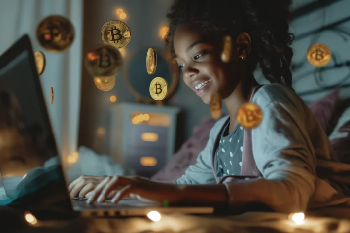 &Agrave; medida que trilh&otilde;es s&atilde;o transferidos para as gera&ccedil;&otilde;es mais jovens, membros de alto patrim&ocirc;nio da Gera&ccedil;&atilde;o Z e os millennials est&atilde;o apostando em criptomoedas em taxas muito mais altas do que a Gera&ccedil;&atilde;o X ou os baby boomers. (Imagem: Adobe Stock)