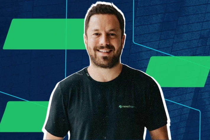 Lucas Danicek, CEO da Nexa Finance. Foto: Divulga&ccedil;&atilde;o/Nexa Finance/Arte de Victoria Fuoco