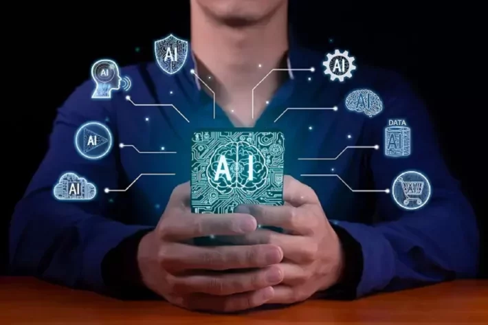 Gigantes de tecnologia aceleram investimentos em intelig&ecirc;ncia artificial, mas mercado cobra retorno e diferencia quem j&aacute; monetiza a tecnologia. (Foto: Envato Elements)