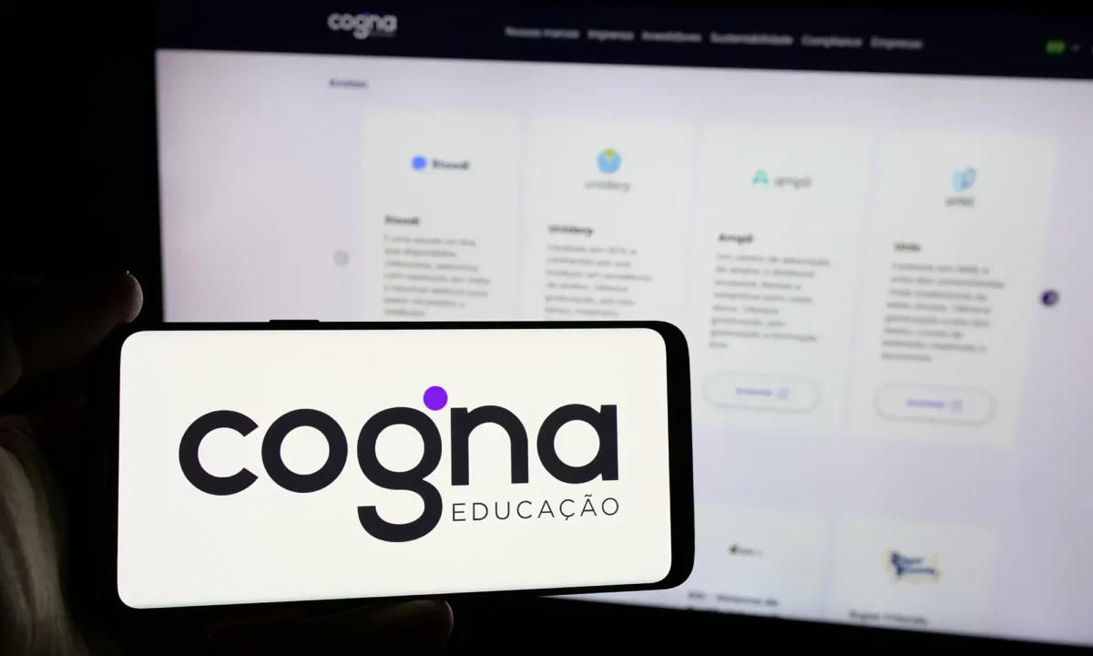 Cogna (COGN3) lucra R$ 200,8 milhões no 1T26, alta de 30% em um ano