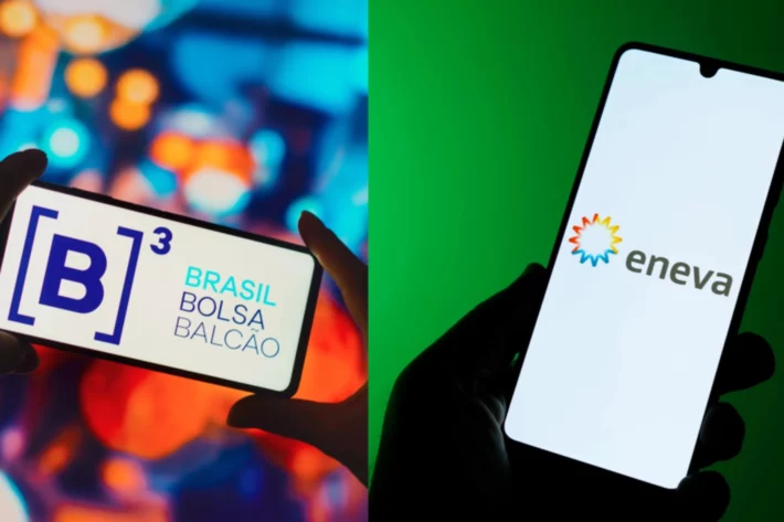 B3 (B3SA3) e Eneva (ENEV3) sobem forte ap&oacute;s ca&iacute;rem no preg&atilde;o anterior. Entenda o que mudou no humor do mercado e por que as a&ccedil;&otilde;es lideram recupera&ccedil;&atilde;o no Ibovespa. (Imagem: Adobe Stock) 