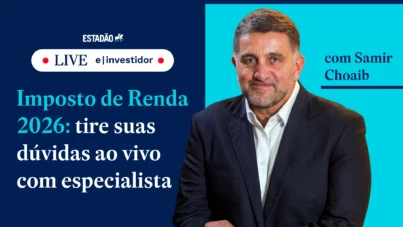 Imposto de Renda 2026: live do E-Investidor esclarece dúvidas sobre declaração, malha fina, dividendos e bets