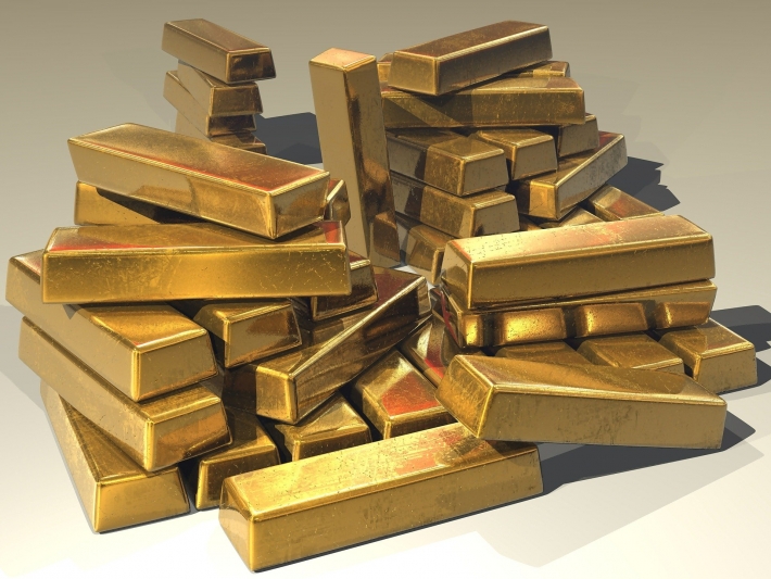 Ouro avança com dólar fraco, mas escalada de juros dos Treasuries