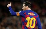 Messi comemora um gol pelo Barcelona em março de 2020, no Camp Nou, estádio do clube catalão